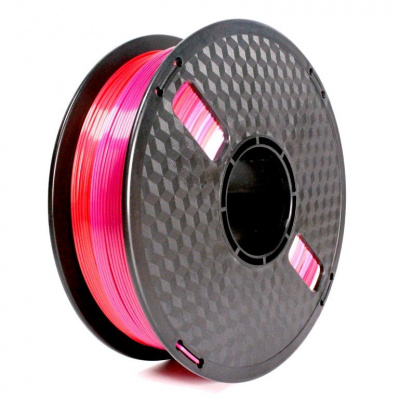 Gembird 3DP-PLA-SK-01-RP, 3D filament, PLA Silk, 1,75mm, 1000g, Czerwony/Fioletowy (Red/Purple)
