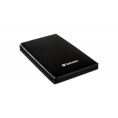 VERBATIM zewnętrzny dysk SSD 512GB Store 'n' Go Slim Portable USB 3.0, USB-A/USB-C, czarny
