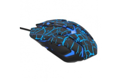E-blue Mysz Auroza Gaming EMS639BCCZ-IU, 4000DPI, optyczna, 6 przycisków, przewodowy USB, czarny, gamingowa