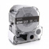 Epson LK-7BWV, SD36KW, 36mm x 9m, biały druk / czarny podkład, taśma zamiennik
