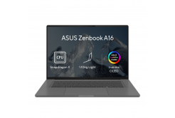 ASUS Zenbook A16/UX3607QA-OLED110WZ/SD-X1-26-100/16"/WUXGA/16GB/512GB/Adreno/W11H/Szary/2R