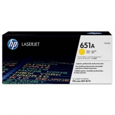 HP 651A CE342A żółty (yellow) toner oryginalny