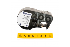 Brady M4C-750-584-YL / 170812, 19.05 mm x 6.10 m, Plastik, czarny druk / żółty podkład