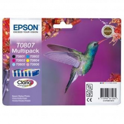 Epson T08074011 T0807 multipack tusz oryginalna