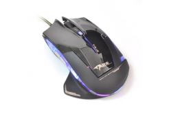 E-blue Mysz Mazer R EMS124BK(1), 2400DPI, optyczna, 6 przycisków, przewodowy USB, czarny