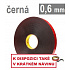 3M VHB™ 5925-F, gr. 0,6 mm; czarna dwustronna mocno klejąca taśma akrylowa 9 mm x 3 m