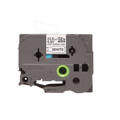 Taśma zamiennik Brother HSe-251 23,7mm x 1,5m, czarny druk / biały podkład