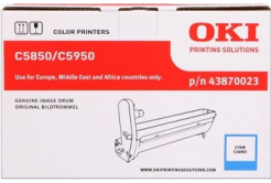 OKI 43870023 błękitny (cyan) bęben oryginalny
