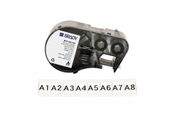 Brady M4C-625-422 / 170733, 15.88 mm x 7.62 m, Poliester, czarny druk / biały podkład