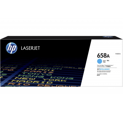 HP 658A W2001A błękitny (cyan) toner oryginalny