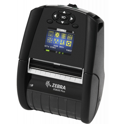 Zebra ZQ620 Plus ZQ62-AUWAEC4-00, drukarka etykiet, 8 dots/mm (203 dpi), 19mm Core, RS232, BT (BLE), Wi-Fi