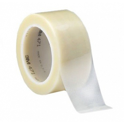 3M 471 Oznaczeniowa taśma klejąca PVC, odporna na ścieranie, transparentna 50 mm x 33 m