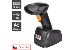 Virtuos EH02G0022 czytnik CCD HW-311A, bezprzewodowy, baza USB, czarny