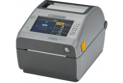 Zebra ZD621d ZD6A143-D0EL02EZ, 12 dots/mm (300 dpi), drukarka etykiet, disp., RTC, USB, USB Host, RS232, BT, Ethernet, Wi-Fi, grey