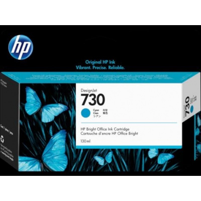 HP 730 P2V62A błękitny (cyan) tusz oryginalna