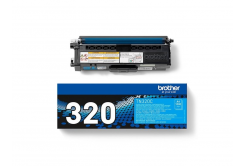Brother TN-320C błękitny (cyan) toner oryginalny