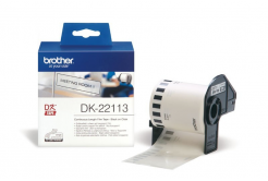 Brother DK-22113, 62mm x 15,24m, powlekane folią, oryginalna rolka ciągła