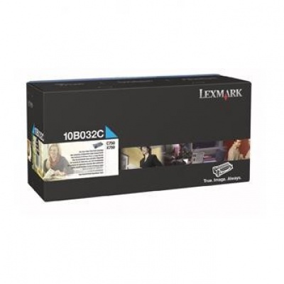 Lexmark 10B032C błękitny (cyan) toner oryginalny