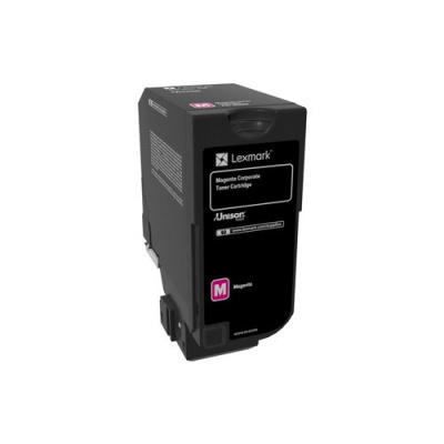 Lexmark 74C20ME purpurowy (magenta) toner oryginalny