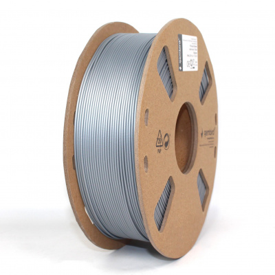 Gembird 3DP-PLA+1.75-02-S, 3D filament, PLA Plus, 1,75mm, 1000g, Srebrny (Silver)