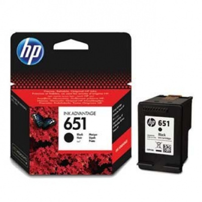 HP C2P10AE 651 czarny (black) tusz oryginalna