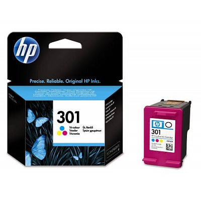 HP 301 CH562EE kolorowy oryginalny wkład atramentowy, po terminie ważności