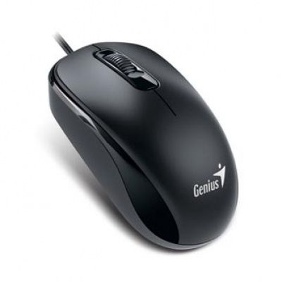Genius Mysz DX-120 31010105106, 1200DPI, optyczna, 3tl., przewodowy USB, czarny, klasyczna
