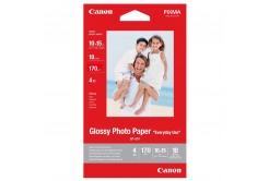 Canon Photo paper błyszczący GP-501 0775B005, 210 g/m2, 10x15cm, 10szt., błyszczący, biały, papier fotograficzny