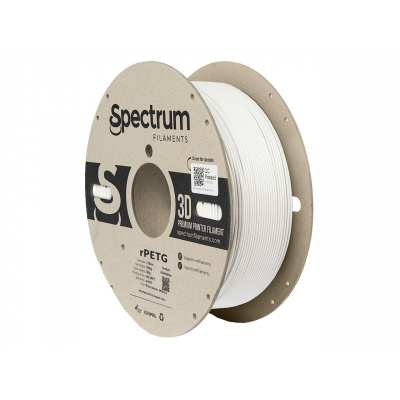 Spectrum 80590 3D filament, r-PETG, 1,75mm, 1000g, Biały (Porcelain white)