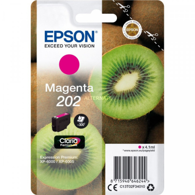 Epson 202 T02F34010 purpurowy (magenta) tusz oryginalna