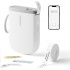 Niimbot D11-H Smart 1AA57281601, etykieciarka, biały + etykiety papierowe