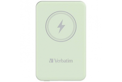 Verbatim 32241 power bank z funkcją ładowania bezprzewodowego, 5V, 5 000mAh, zielony