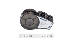 Brady M21-750-581-WT / 152247, 19.05 mm, Vinyl, czarny druk / biały podkład