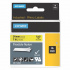 Dymo Rhino 1734525, S0773850, 24mm x 3,5m czarny druk / żółty podkład , taśma oryginalna
