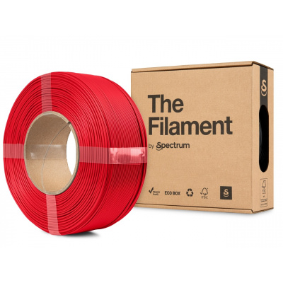 "The Filament" by Spectrum TF-24181, ReFill, HT-PLA, 1,75mm, 1000g, Czerwony (Vivid red)