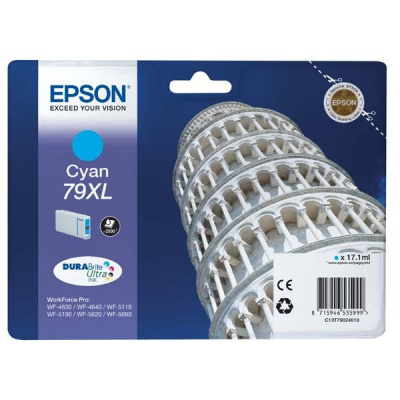 Epson 79 XL C13T79024010 błękitny (cyan) tusz oryginalna