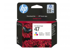 HP 47 6ZD61AE#BHK kolorowy (color) tusz oryginalna