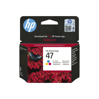 HP 47 6ZD61AE#BHK kolorowy (color) tusz oryginalna