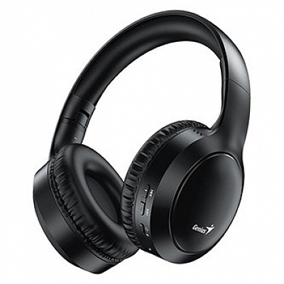 Słuchawki Genius HS-800BT z mikrofonem, bezprzewodowe, czarne, Bluetooth