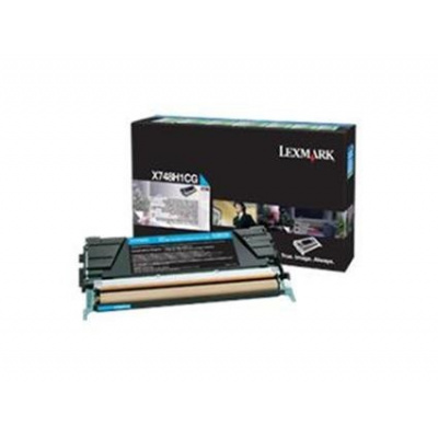 Lexmark X748H1CG błękitny (cyan) toner oryginalny