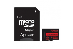 Apacer karta pamięci Secure Digital Card V10, 32GB, micro SDHC, AP32GMCSH10U5-R, UHS-I U1 (Class 10), z adapterem