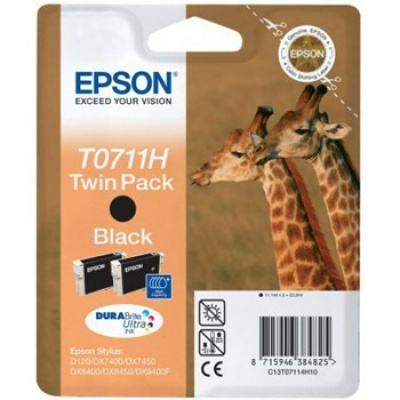Epson T07114H10 czarny (black) dualpack tusz oryginalna