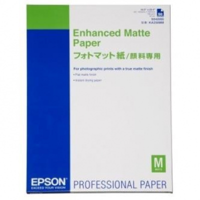 Epson Enhanced Mat Paper, biały, 50 szt., drukowanie atramentowe, A2, 192 g/m2