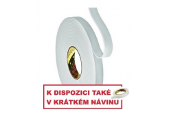 3M 9515W Montażowa piankowa taśma dwustronna, biała 19 mm x 33 m
