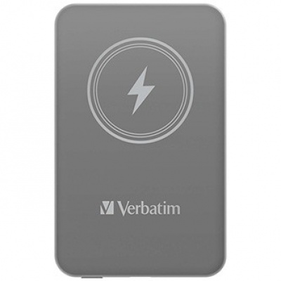 Verbatim 32244 power bank z ładowaniem bezprzewodowym, 5V, 5 000mAh, szary