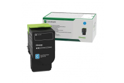 Lexmark 75M2HC0 błękitny (cyan) toner oryginalny