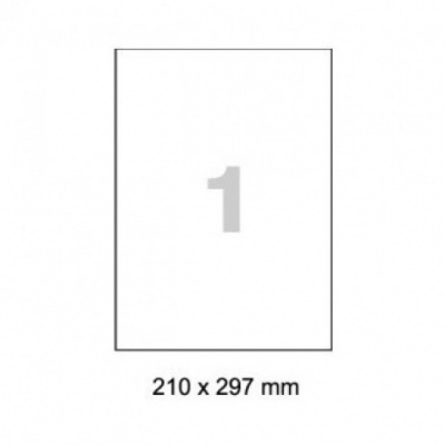 Samoprzylepne etykiety R0502.1123 210 x 297 mm, 1 etykieta, A4, 50 arkuszy
