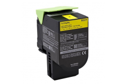 Lexmark 80C20Y0 żółty (yellow) toner oryginalny