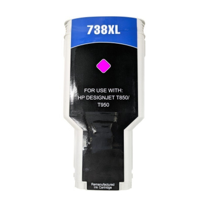 Kompatybilna kaseta z HP 738 676M7A purpurowy (magenta)