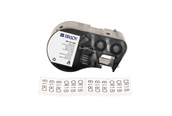 Brady M4-141-499 / 170807, 25.40 mm, Nylon, czarny druk / biały podkład